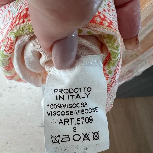 $250 Anthropologie lovers! MADE IN ITALY Boho mini oversized dress S viscose - Picture 10 of 14